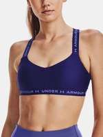 Tmavomodrá športová podprsenka Under Armour Crossback Low