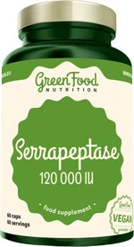 GREENFOOD NUTRITION Serrapeptase 120000IU 60 kapslí