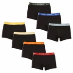 Jack and Jones 7PACK pánské boxerky černé (12230353) M