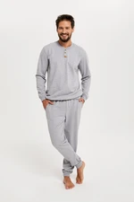 Tracksuit, long sleeves, long trousers - melange