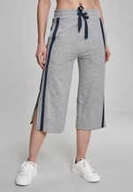 Women's Terry Culotte Belt Grey/Navy