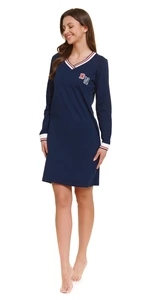 Doctor Nap Woman's Nightshirt TM.4534 Navy Blue