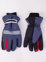 Yoclub Kids's Children'S Winter Ski Gloves REN-0298C-A150 Navy Blue