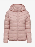 Light pink ladies quilted jacket ONLY Tahoe - Women