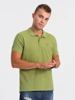 Ombre Men's pique knit polo shirt