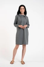 Women's long-sleeved tunic Malmo - medium melange