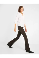 Koton Pants - Black - Wide leg