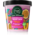 Organic Shop Body Desserts Summer Fruit Ice Cream čisticí peelingový krém 450 ml