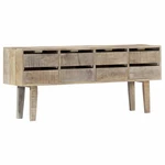 Sideboard 55.1"x11.8"x23.6" Solid Mango Wood