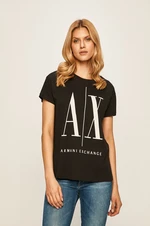 Tričko Armani Exchange dámske, čierna farba, 8NYTCX YJG3Z