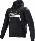 Alpinestars Chrome Ignition Hoodie Black/Yellow Fluorescent S Textilná bunda