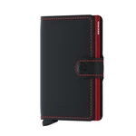 Secrid Miniwallet Matte - Black & Red