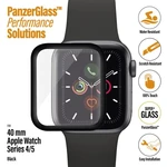 Temperált védőüveg PanzerGlass Apple Watch 4/5 40 mm, fekete