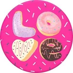 Stojan na mobilní telefon POPSOCKETS Love Donut N/A, růžová