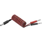 Napájecí kabel JR Modelcraft 208346, [2x banánková zástrčka - 1x dutý konektor], 25.00 cm, 0.50 mm²