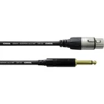 Audio kabel cordial CCM 5 FP 5m XLR (3-pin) 6,35 mm černý černá