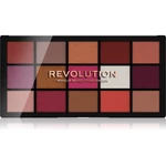 Makeup Revolution Reloaded paleta očních stínů odstín Red Alert 15x1,1 g