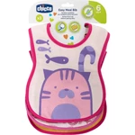 Chicco Bibs bryndák 6m+ Girl 3 ks