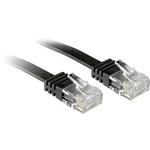 Síťový kabel RJ45 LINDY 47520, CAT 6, U/UTP, 30.00 cm, černá