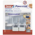 Pásky tesa®® háček transparentní transparentní, bílá 58811-0-0 tesa Množství: 2 ks