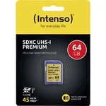 Paměťová karta SDXC, 64 GB, Intenso Premium 3421490, Class 10, UHS-I