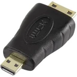 HDMI adaptér SpeaKa, mini HDMI zástrčka C ⇔ micro HDMI zástrčka D, černá