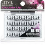 Ardell Double Up trsové nalepovacie mihalnice s uzlíkom veľkosť Medium Black