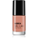 NOBEA Day-to-Day Gel-like Nail Polish lak na nechty s gélovým efektom odtieň Almond milk #N14 6 ml