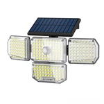 BlitzWolf® BW-OLT6 4 Heads Solar Sensor Wall Light with 4-Side Light Output, Rotatable 4 Heads, Sensitive PIR Sensor, 3