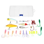 ZANLURE 18/20/22/28/29/33 Pcs Fishing Lure Set Fish Bait And Fish Hook Set Multifunctional Fishing Accessories With Box