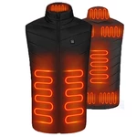 4/8 Heating Area Heated Vest Warm Electric USB Charging Men Women Jacket Winter Body Coat Thermal