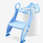 Foldable Kids Potty Trainer Child Baby Toilet Training Seat W/ Step Ladder Stool