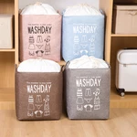 100L/75L Foldable Dirty Clothes Hamper Basket Storage Bag Toy Storage Bin