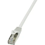 LogiLink CP2032S RJ45 sieťové káble, prepojovacie káble CAT 6 F/UTP 1.00 m sivá s ochranou 1 ks