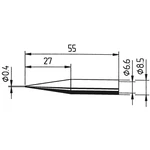 Ersa 842 UD spájkovací hrot ceruzková forma, predĺžená Veľkosť hrotov 0.4 mm  obsah, množstvo obsiahnutého obsahu na obj