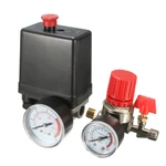 7.25-125PSI Air Compressor Pressure Switch Air Valve Manifold Compressor Regulator Gauges 240V