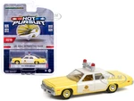 1974 Dodge Monaco Yellow and White "Las Vegas Metropolitan Police Department" (Nevada) "Hot Pursuit" Series 38 1/64 Diecast Model Car by Greenlight