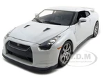 2009 Nissan GT-R R35 Diecast Car Model 1/18 Pearl White Die Cast Car by Jada