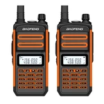 2PCS BAOFENG BF-S5plus 5W 1800mAh IP67 Waterproof UV Dual Band Two-way Handheld Radio Walkie Talkie 128 Channels Sea Lan