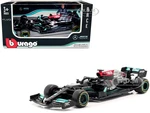 Mercedes-AMG F1 W12 E Performance 77 Valterri Bottas F1 Formula One (2021) 1/43 Diecast Model Car by Bburago