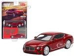 2022 Bentley Continental GT Speed Candy Red Limited Edition to 1200 pieces Worldwide 1/64 Diecast Model Car by True Scale Miniatures