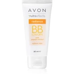 Avon Nutra Effects Radiance rozjasňujúci BB krém 5 v 1 odtieň Extra Light 30 ml