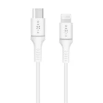 Kábel FIXED USB-C/Lightning, PD, MFI, 18W, 1m (FIXD-CL-WH) biely Datový a nabíjecí kabel FIXED s konektory USB-C a Lightning vám skvěle poslouží jak p