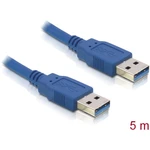 Delock #####USB-Kabel #####USB 3.2 Gen1 (USB 3.0 / USB 3.1 Gen1) #####USB-A Stecker, #####USB-A Stecker 5.00 m modrá poz