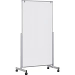 Maul maticová doska MAULpro easy2move (š x v) 100 cm x 180 cm biela plastový obojstranne použiteľná, vr. sady koliesok