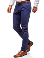 Pantaloni chinos albastru bărbati Bolf 1143