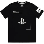 Póló PlayStation Black & White Logo L