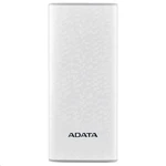 PowerBank A-Data - 10000 mAh, fehér (AP10000-DUSB-CWH)