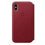 Apple iPhone XS Leather Folio - (PRODUCT)RED