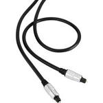 Toslink digitální audio kabel SpeaKa Professional SP-7870708, [1x Toslink zástrčka (ODT) - 1x Toslink zástrčka (ODT)], 1.00 m, černá